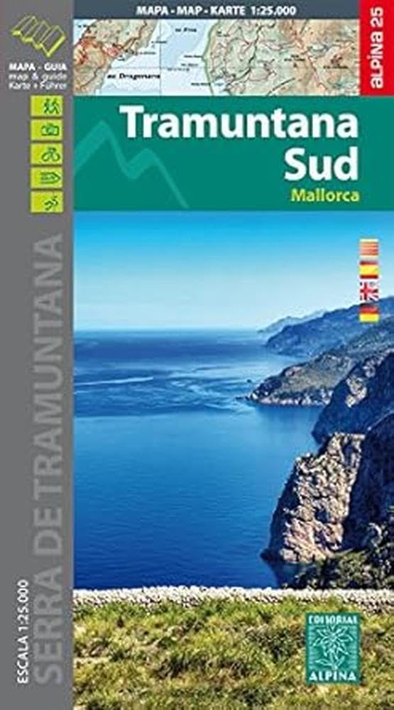 Mallorca: Tramuntana South GR11. Hiking map & guide
