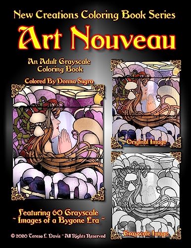 New Creations Coloring Book Series: Art Nouveau