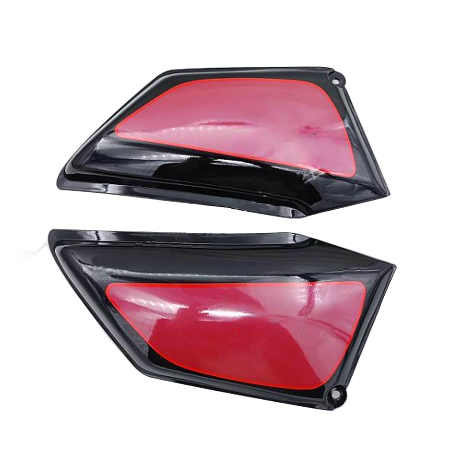 Pasuje Do CM125 125cc Prawego I Lewego Motocykla, Części Ciała Bocznych Osłon Akumulatora osłony akumulatora Motocyklowe osłony akumulatora(Black and Red)