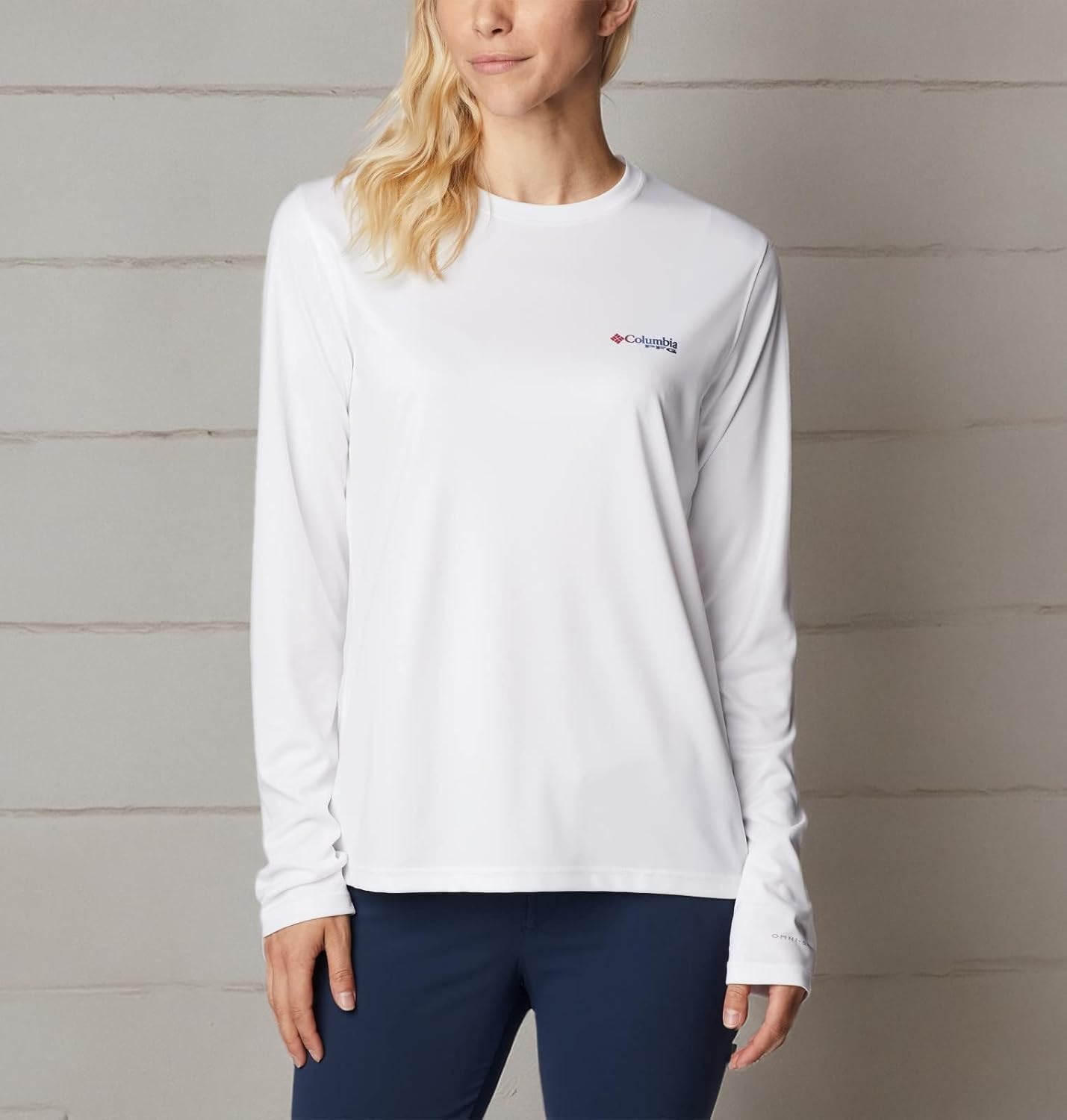 Columbia Womens Tidal Tee™ PFG Fish Flag LsTidal Tee PFG Fish Flag Long Sleeve - Image 9