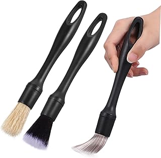 Luxshiny 3 Stück Teiliges Auto Detailbürsten Set für Innenraumreinigung Effektive Dashboard und Staubentfernung Fahrzeugfreundliche Tragbare Reinigungsbürsten für Vielseitige Anwendungen