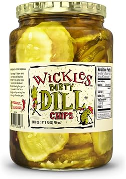 Wickles Dirty Dill Chips, 24 oz Pack - 1