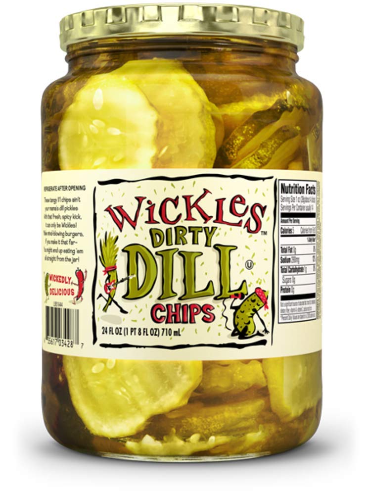 Wickles Dirty Dill Chips, 24 oz (Pack - 1)