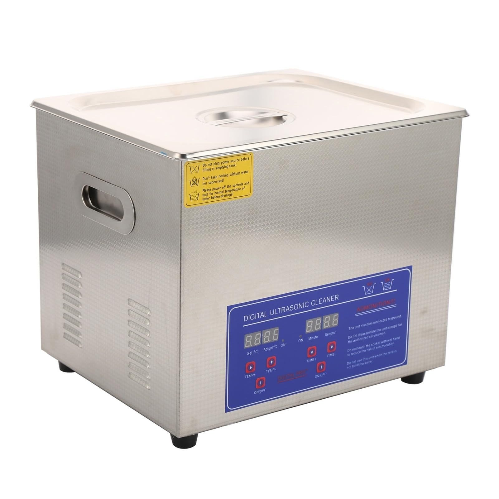 Ultraschallreiniger, 10L Digitaler Ultraschallreiniger Mit Entgasungs- Und Halbwellen-Ultraschallbad For Schallplattenplatine