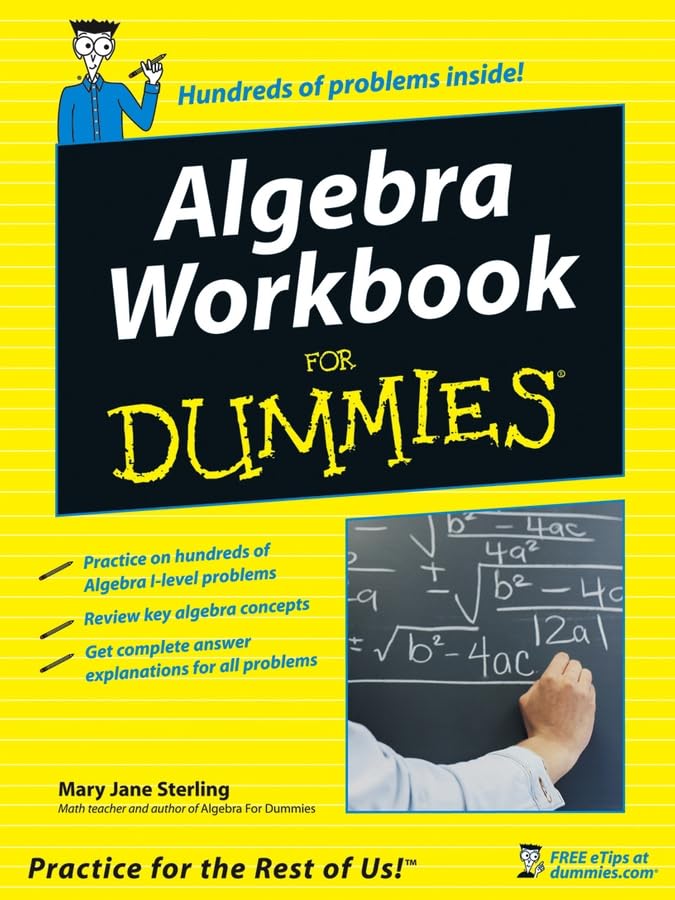 Algebra Workbook For Dummies®