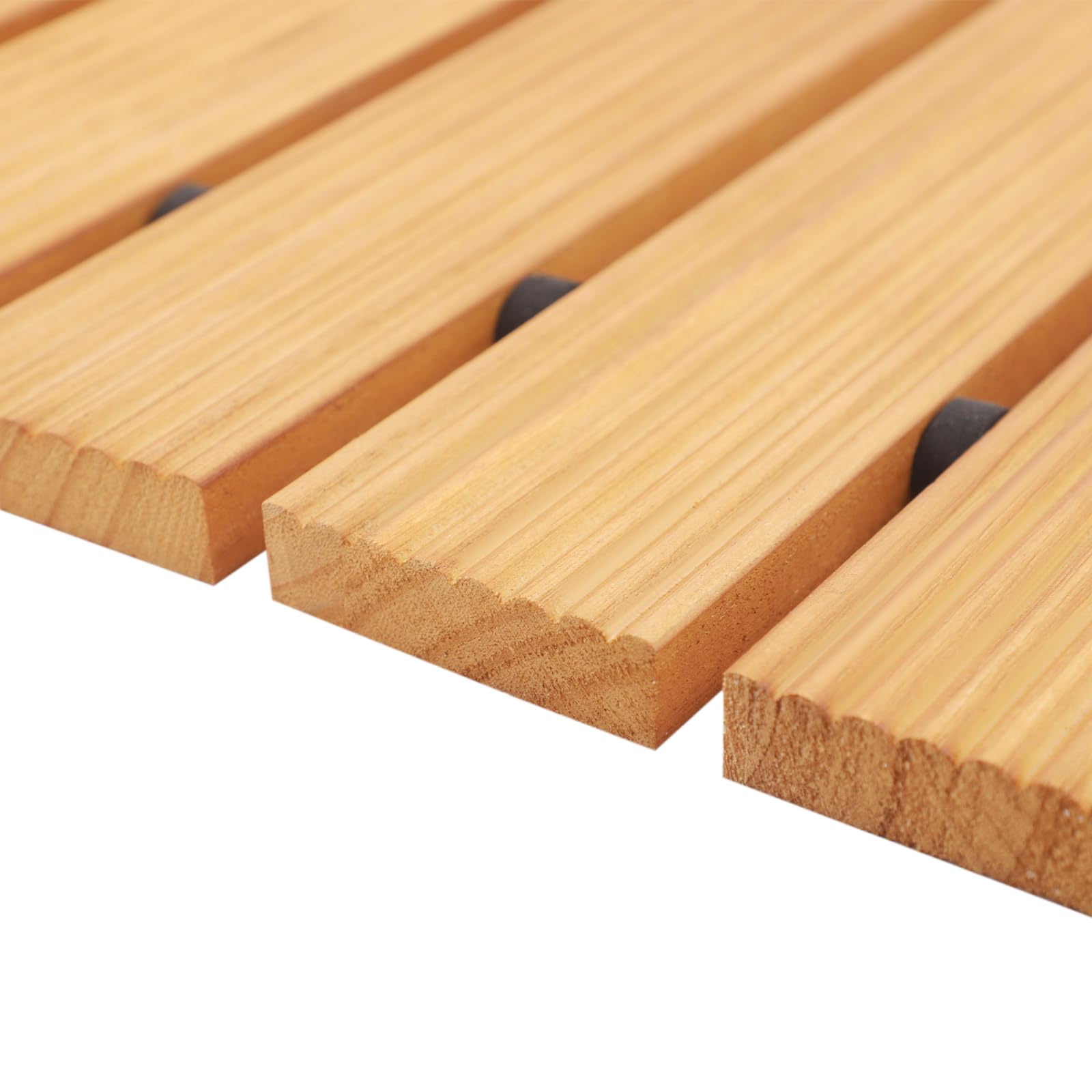 Rollbarer Holz-Gartenweg 240 * 43 cm Rollweg Dekorativer Garten-Gehweg Außenweg Holzweg, wetterfest, rutschfest, Wege im Garten Hinterhof Terrasse