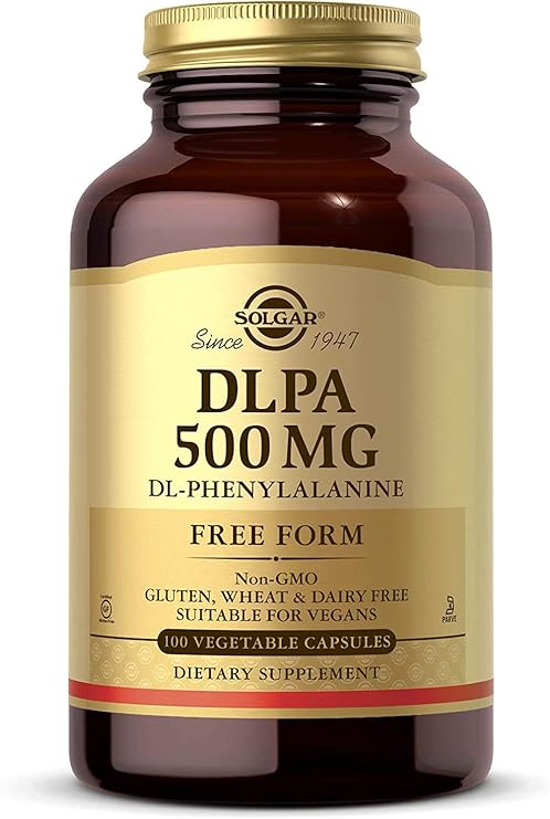 Solgar dlpa 500 mg, 100 vegetable capsules - free form dl-phenyla…