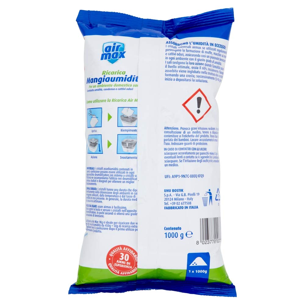 Air Max Ricarica Sali 1Kg, Neutra