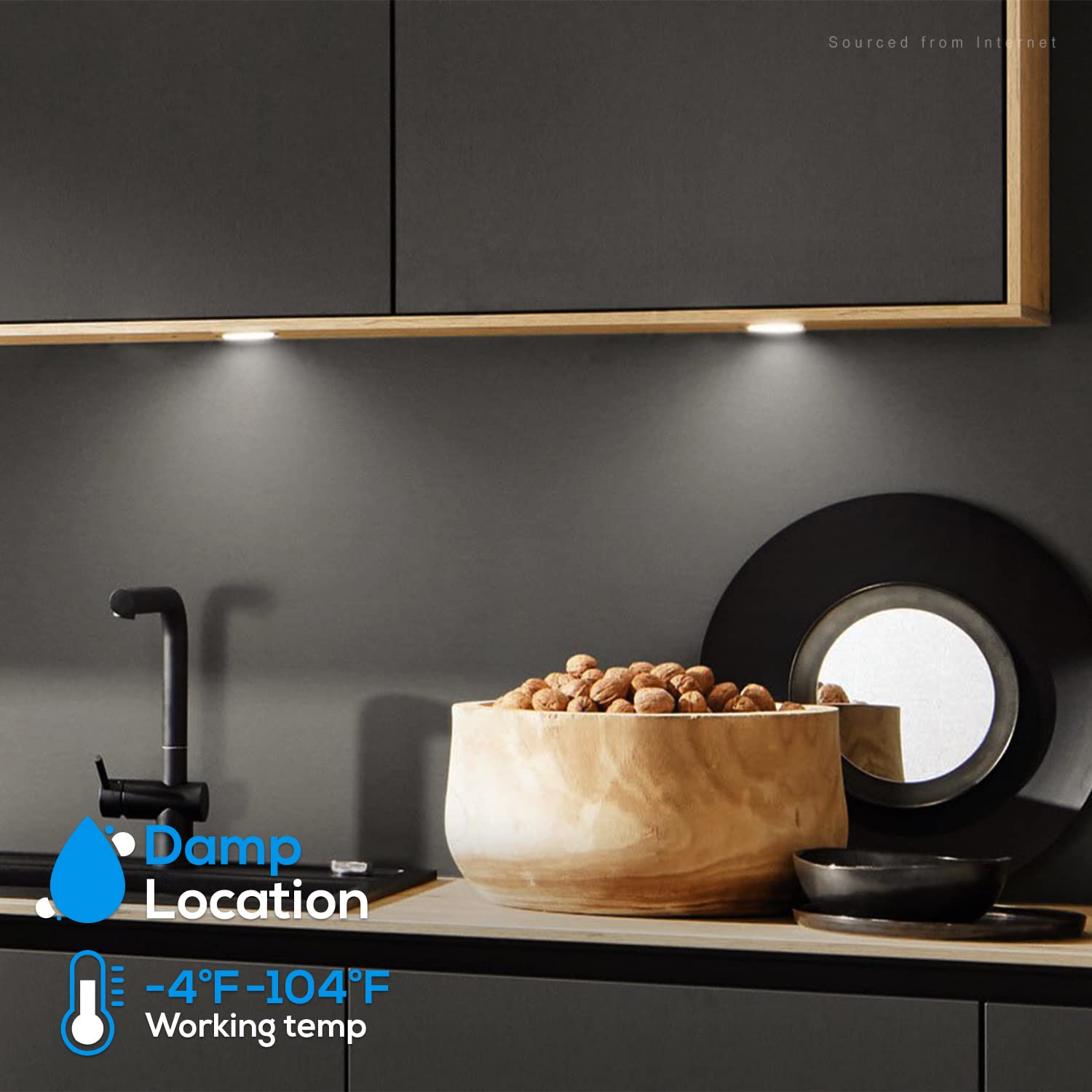 TORCHSTAR 12-Pack MR16 LED Bulbs, 50W Halogen Equivalent, GU5.3 Bi