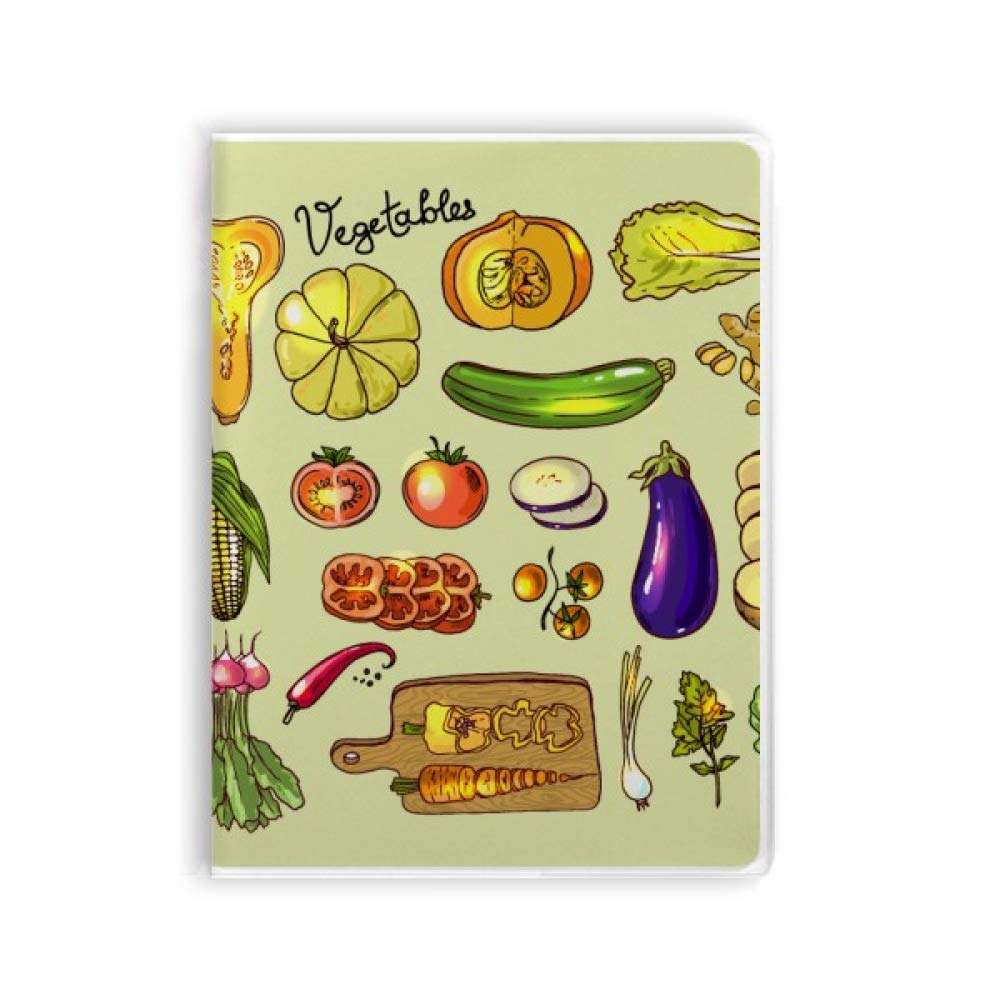 Carnet citrouille et gingembre à couverture souple haute qualité