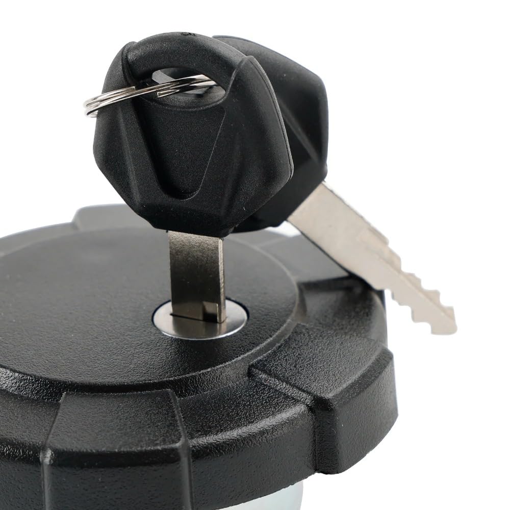 Tankdeckel für XT 600 350 250 DT 125 R XTZ 750 660 TW 125 200, Schwarz, Metall, Kunststoff, Motorradzubehör, Sperrend