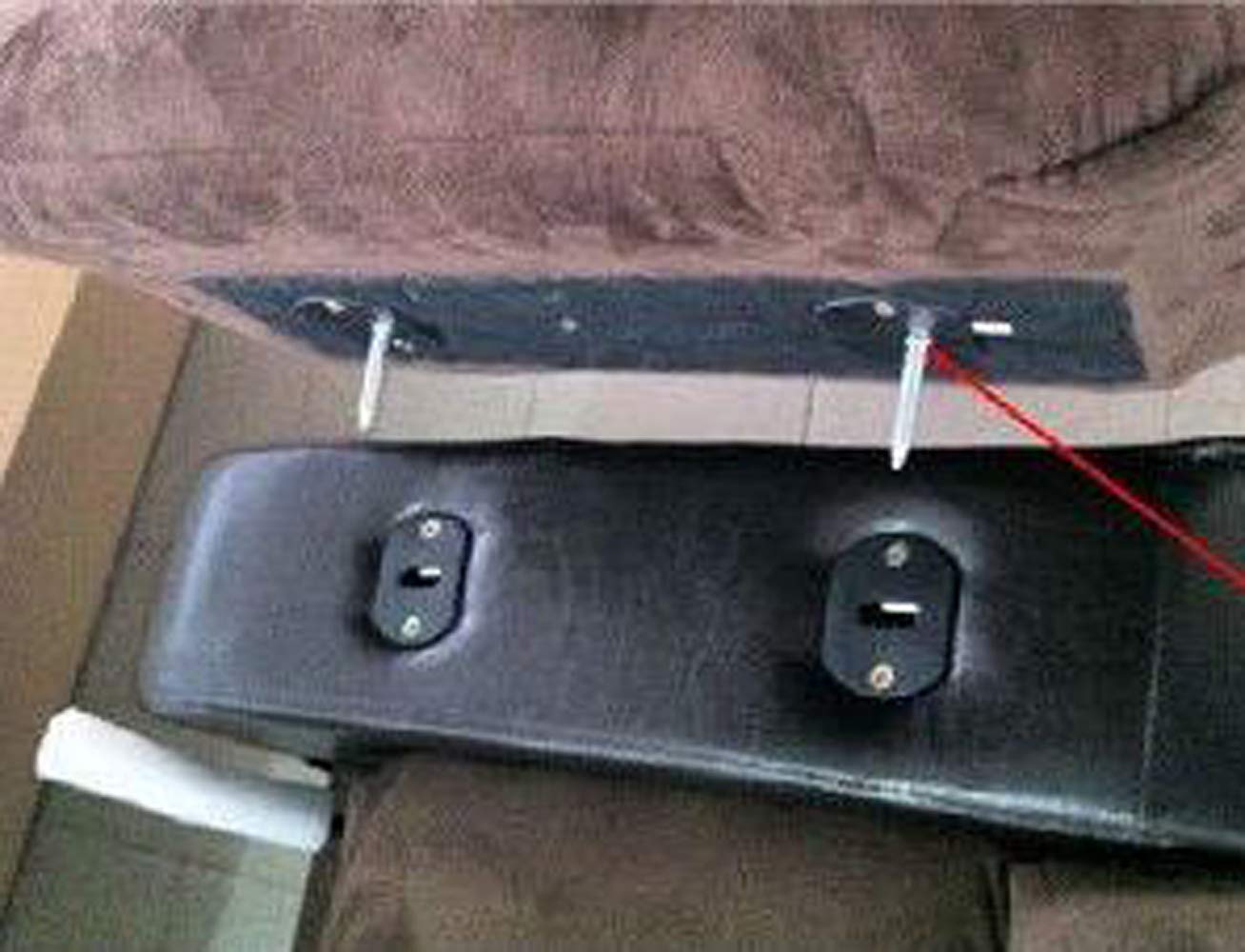 AUXPhome Universal Sectional Sofa Couch Sectional Interlocking Bracket Furniture Connector Single Pin Style for Recliner/Sofa Furniture Suite Joint Connector, ?Pack of 2?