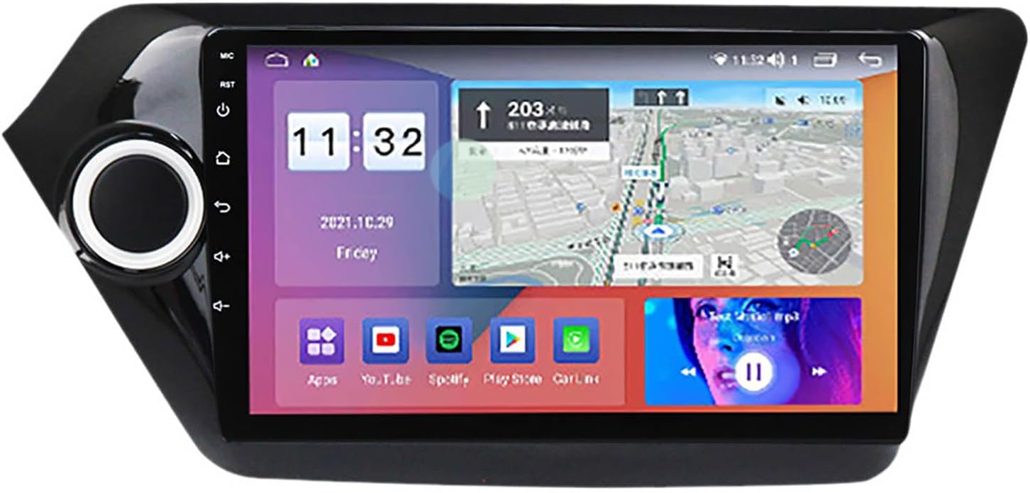 9" Android Auto Autoradio Car Navigation Stereo for KIA Rio 20112015 GPS Radio