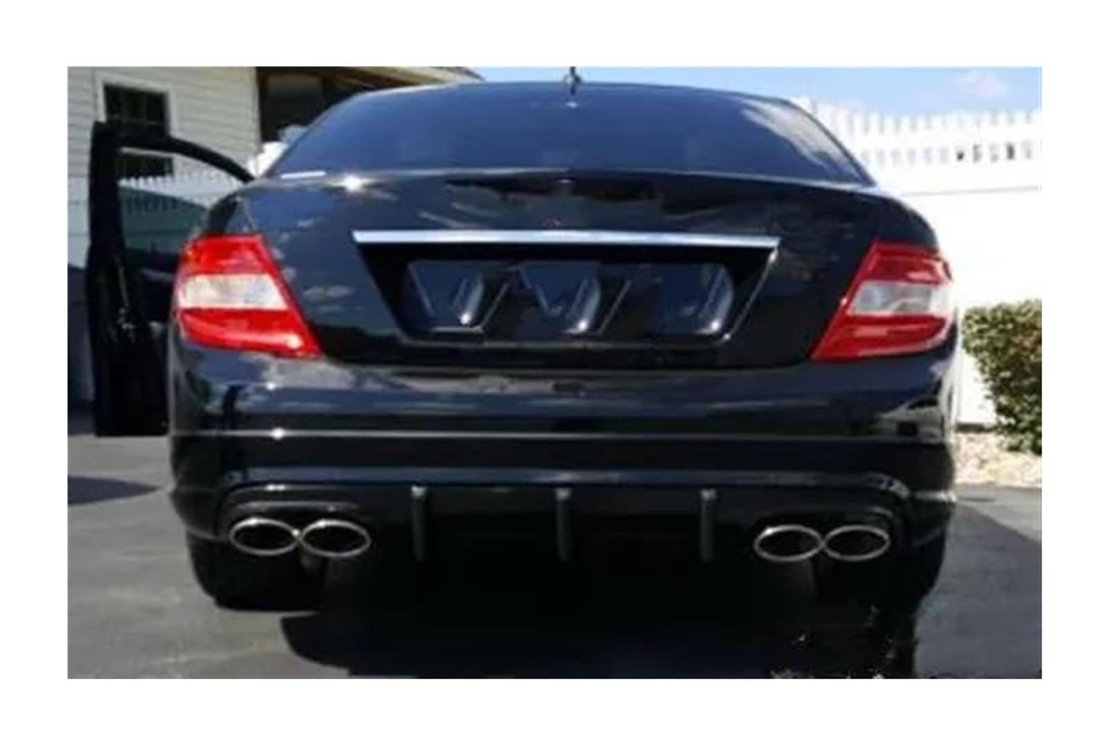 Per Benz Per W204 Per W207 Auto Silenziatore Scarico Posteriore Tubo Uscita Aria Vent Punte Ovali Terminale Marmitta Coda Estremità Terminale Scarico