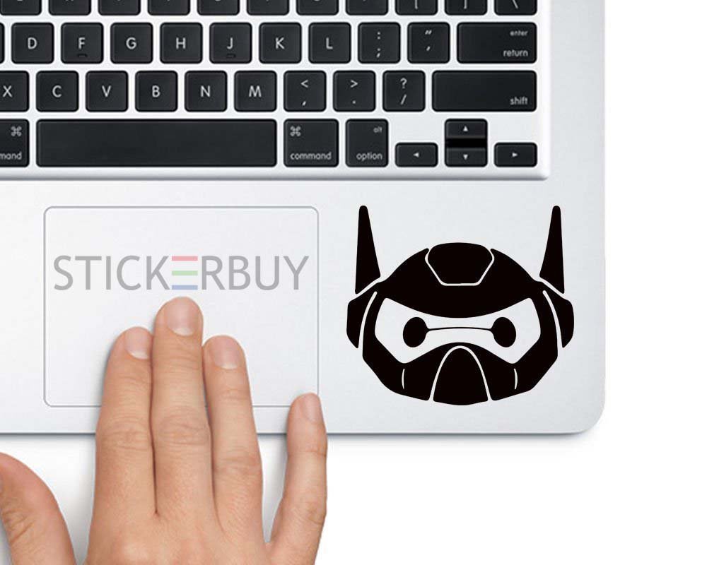stickerbuy™ Baymax Armor Head Big Hero 6 Laptop Vinyl Skin Sticker (Black) (B07DGX43GB) Amazon Price History, Amazon Price Tracker