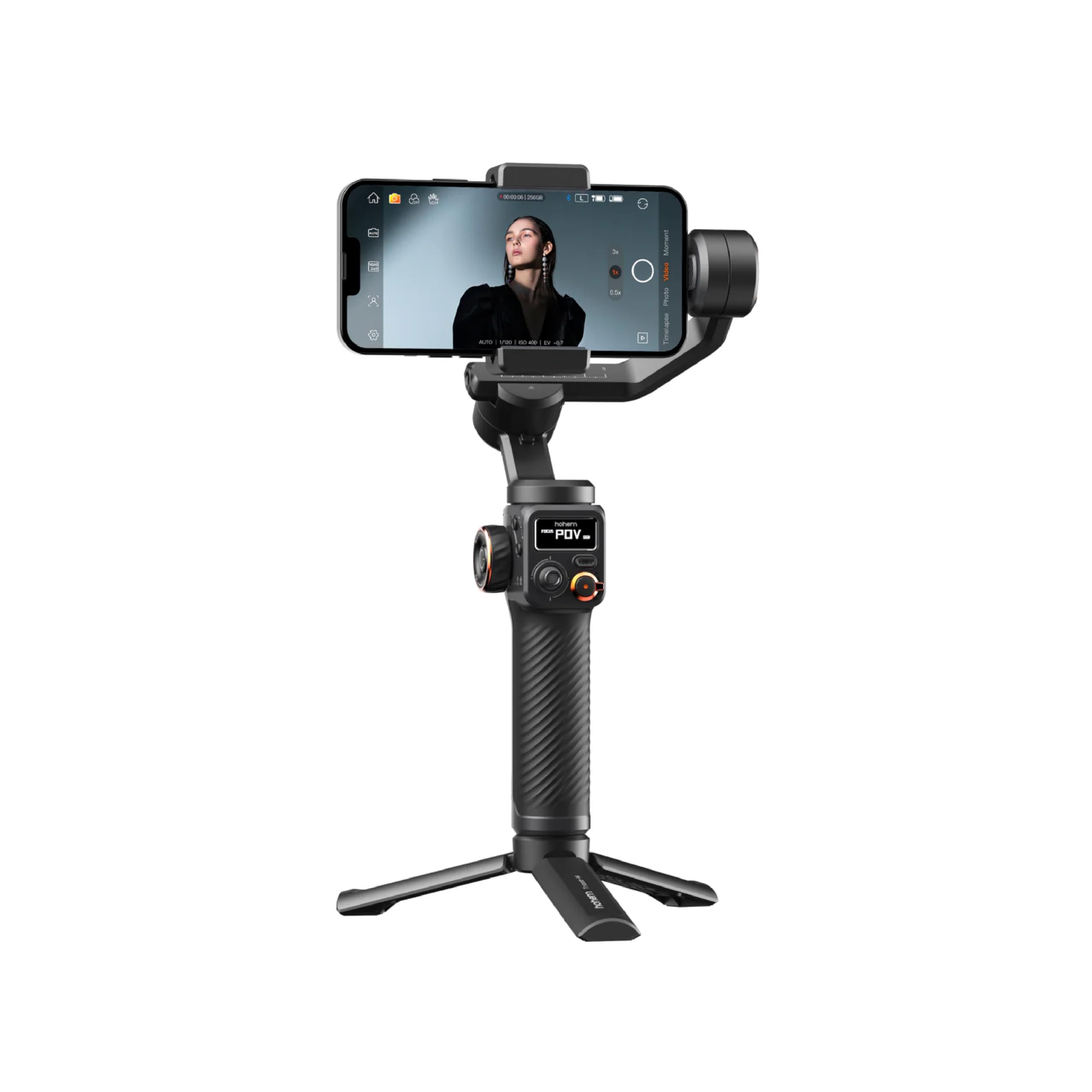 Hohem iSteady M6 Gimbal - AI Tracking & Fill Light -4
