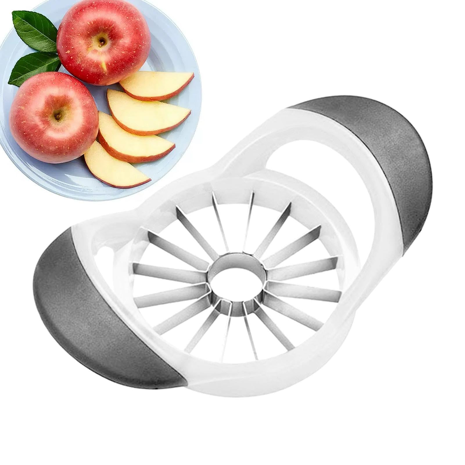 Coupe Pomme - Acier Inoxydable - 8 Lames - Trancheuse Multifonction - Facile à Nettoyer Coupe Pomme - Acier Inoxydable - 8 Lames - Trancheuse Multifonction - Facile à Nettoyer