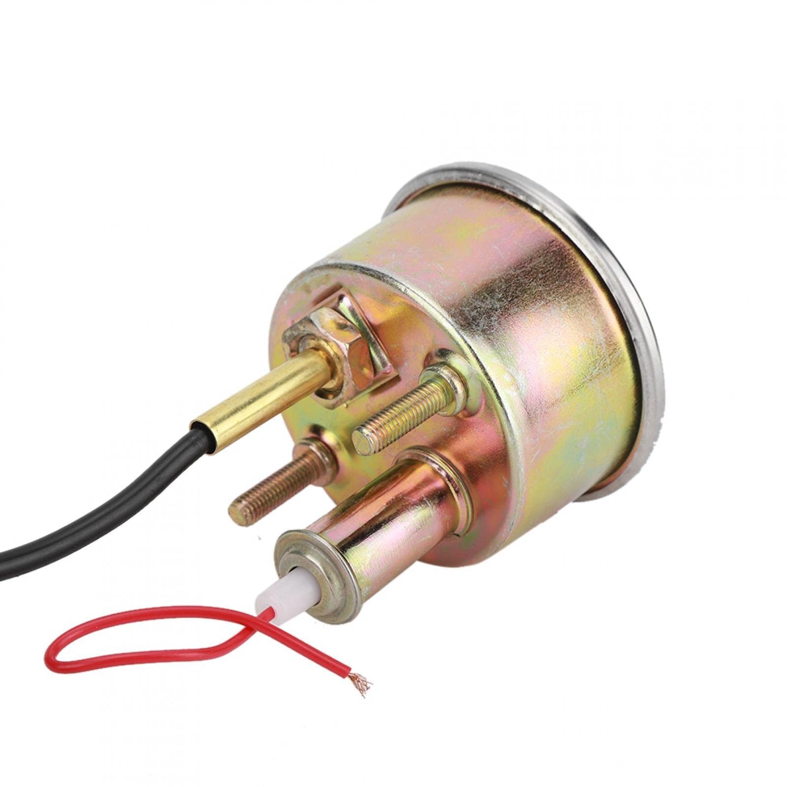 jauge de température de l'eau mécanique, Voiture en métal 52mm Kit de jauge de température de l'eau pour voiture, capteur de température mécanique marine 12v