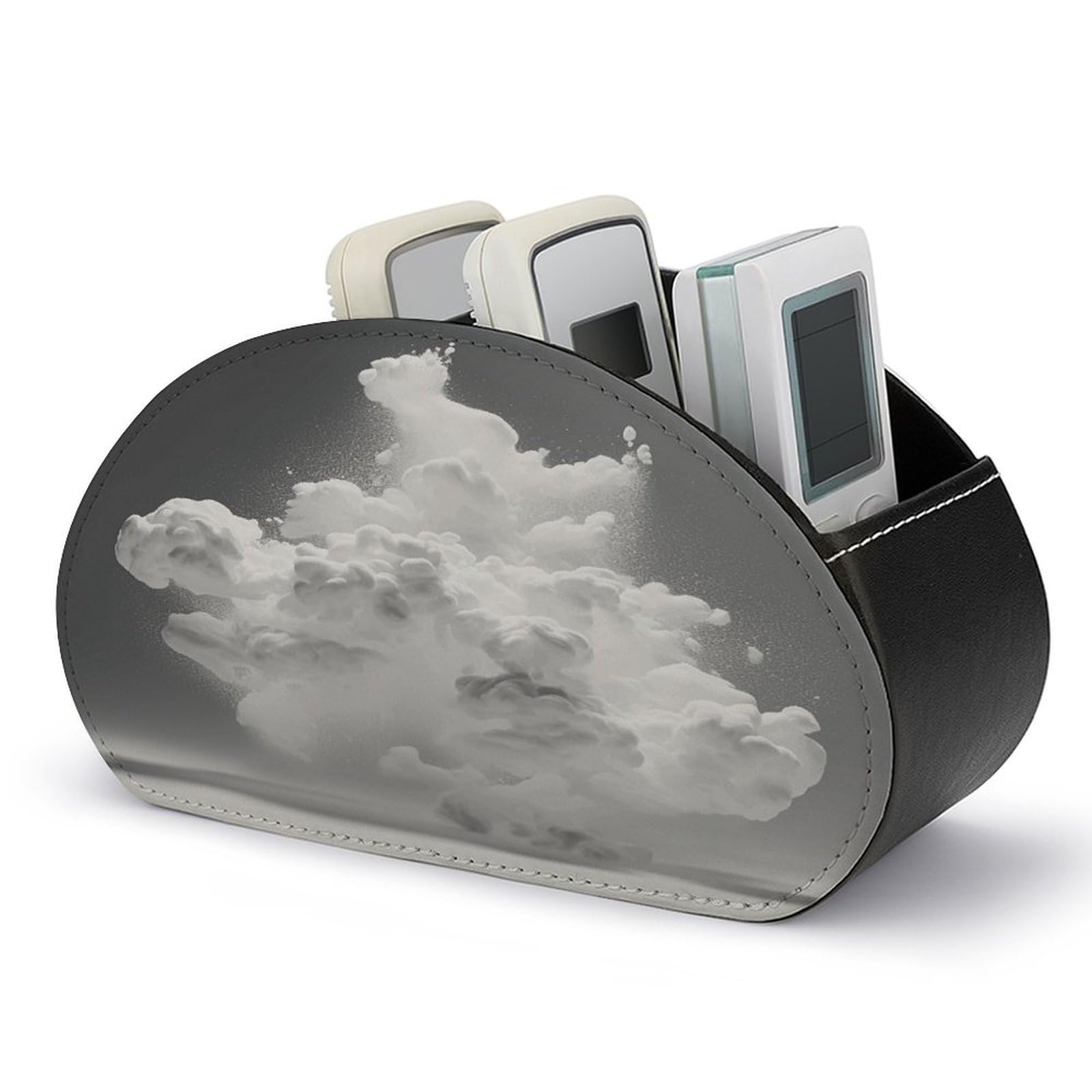 Btcowzrv Style A Cloud Floating Remote Control Holder With 5 Compartments