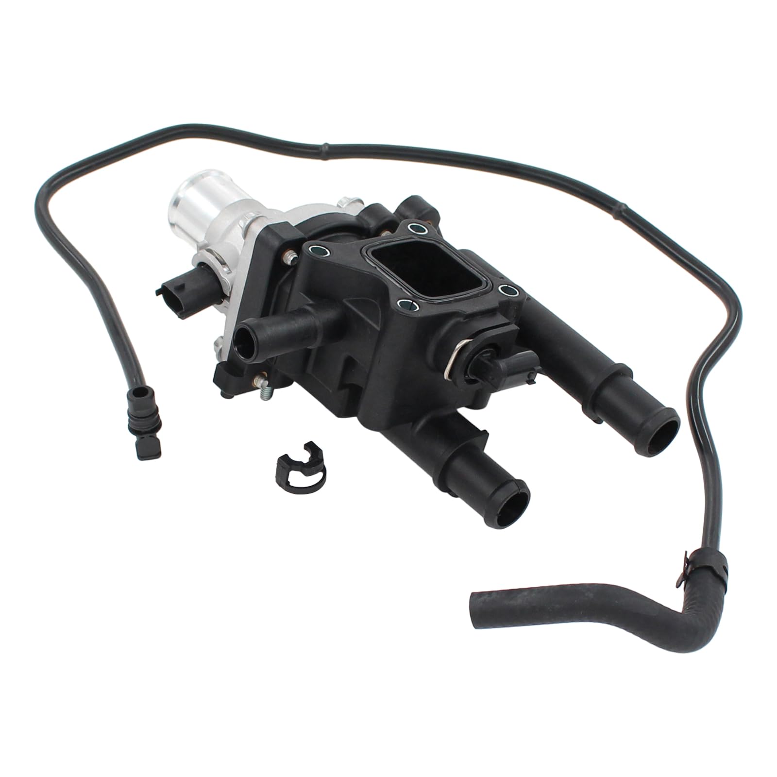 Thermostat Gehäuse Thermoschlauch Wasserrückführung Thermostatgehäuse für Astra H Astra J Insignia A Mokka X Signum Vectra C Caravan Zafira C Tourer Zafira B 159 Aveo Cruze Orlando Trax Croma 1.6 1.8
