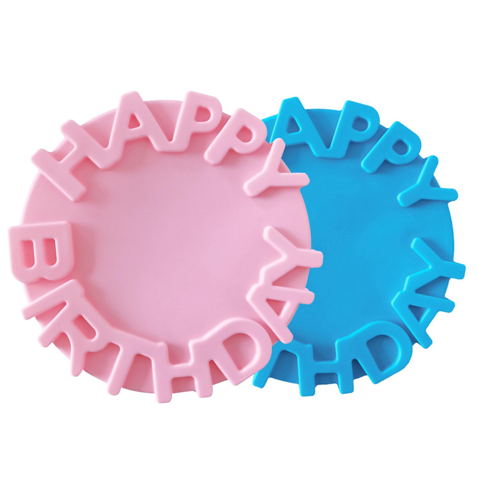 Happy Birthday Silicone Cake Pans Baking Molds Cheese Cake Jelly Muffin Tart Bread Bakeware Pastry Baking Moulds