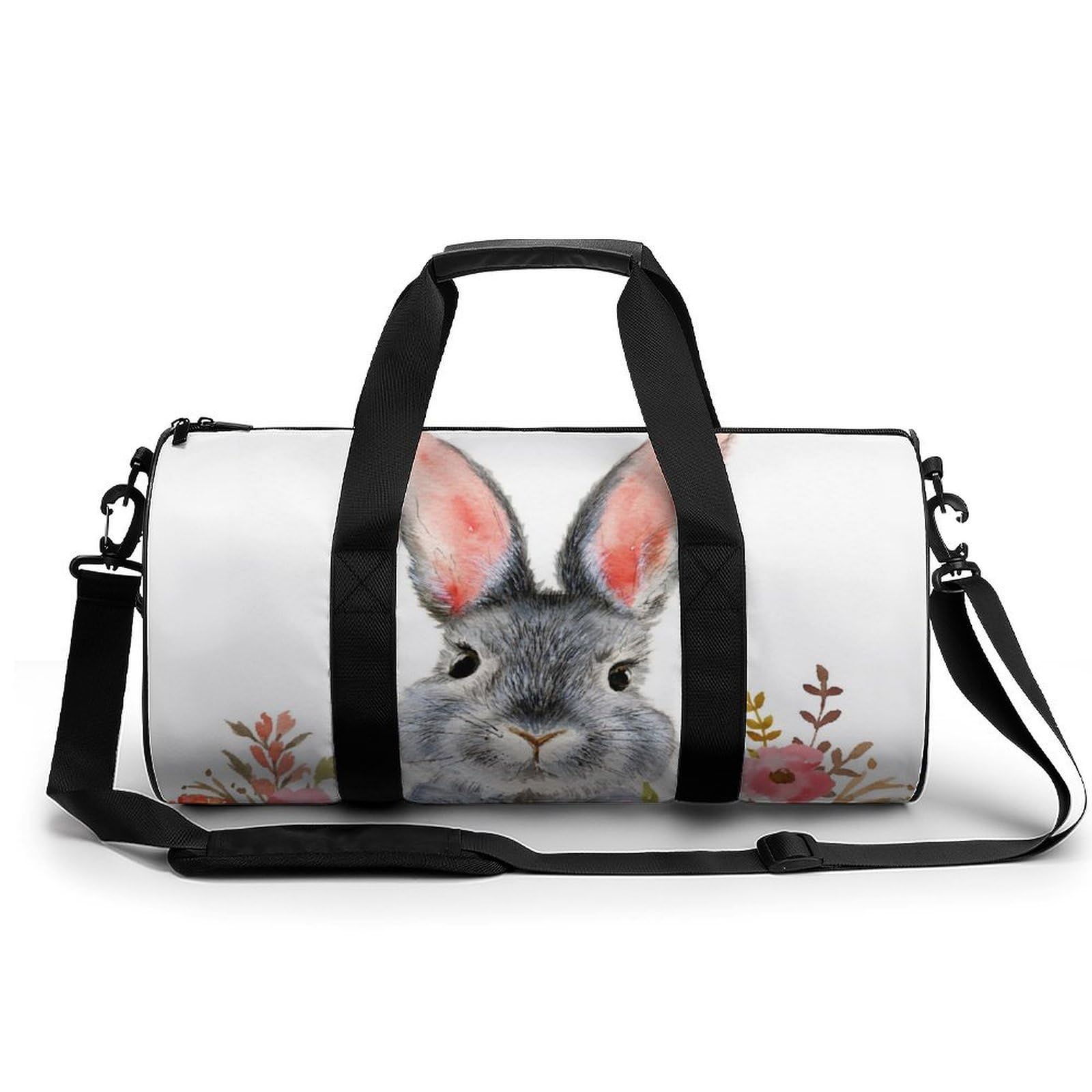 Duffel bag fleurs lapin 45x23x23cm compact et ultra résistant - 8