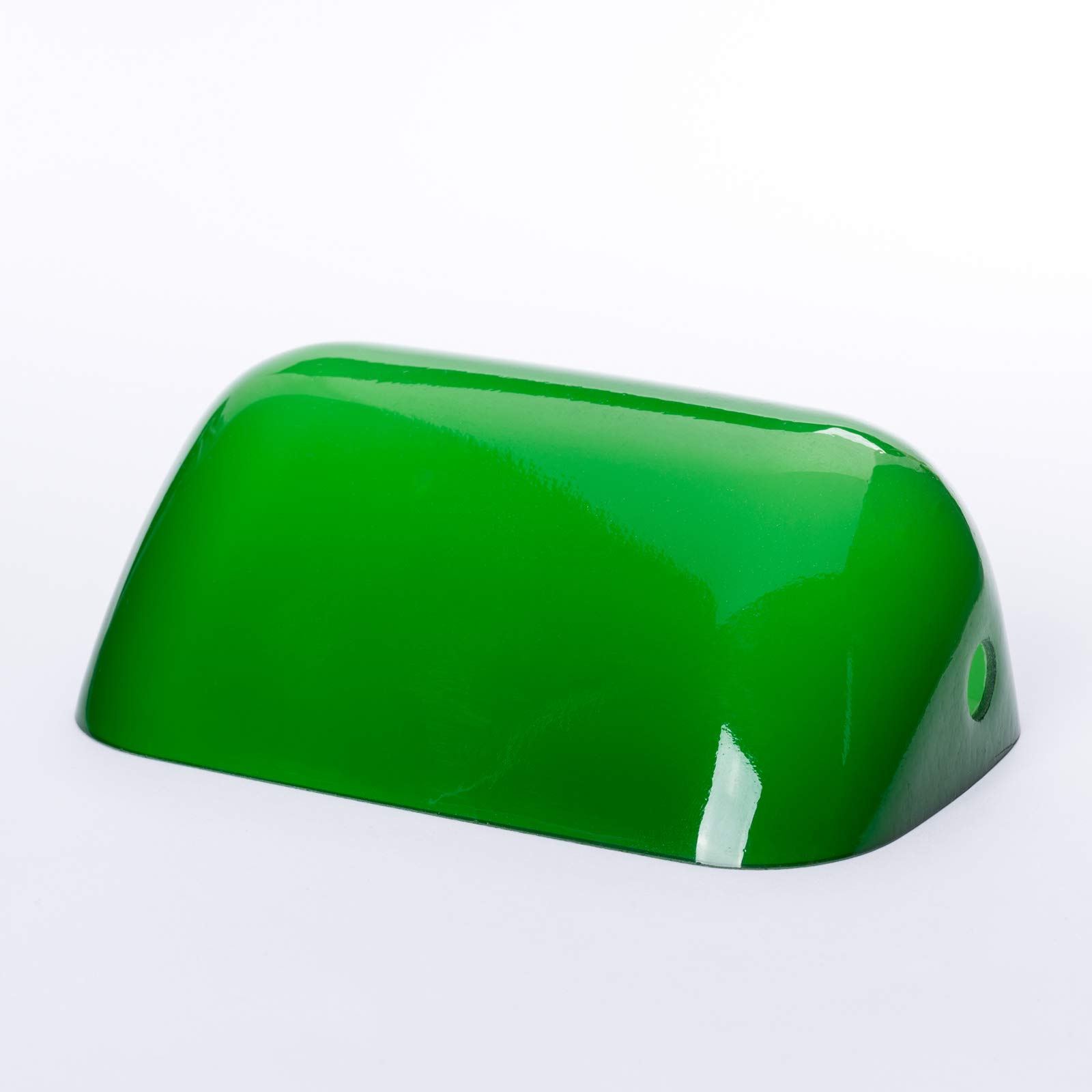 ORION LIGHTSTYLE Petit verre de remplacement vert 150mm x 90mm pour lampe de banquier - Abat-jour de rechange