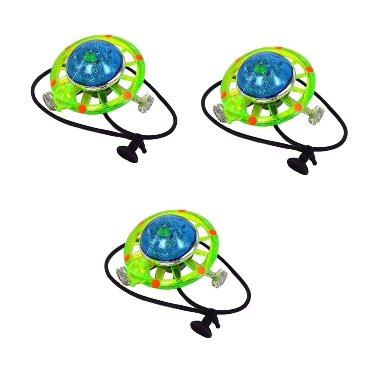 BESPORTBLE 3 Piezas De Decoración Genérica Ovni para Acuario Adorno Oscilante para Pecera Seguro para Agua Dulce Vibrante Accesorio para Acuario.