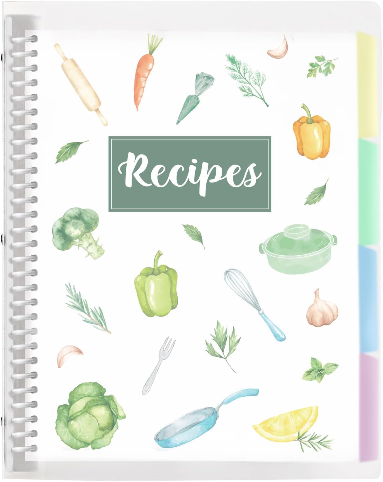 Amazon.com: Perfect Blank Recipe book - Recipe Book to Write In Your ...