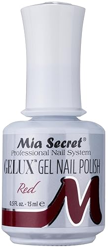 Mia Secret Gelux Soak Off Gel Polish Rojo