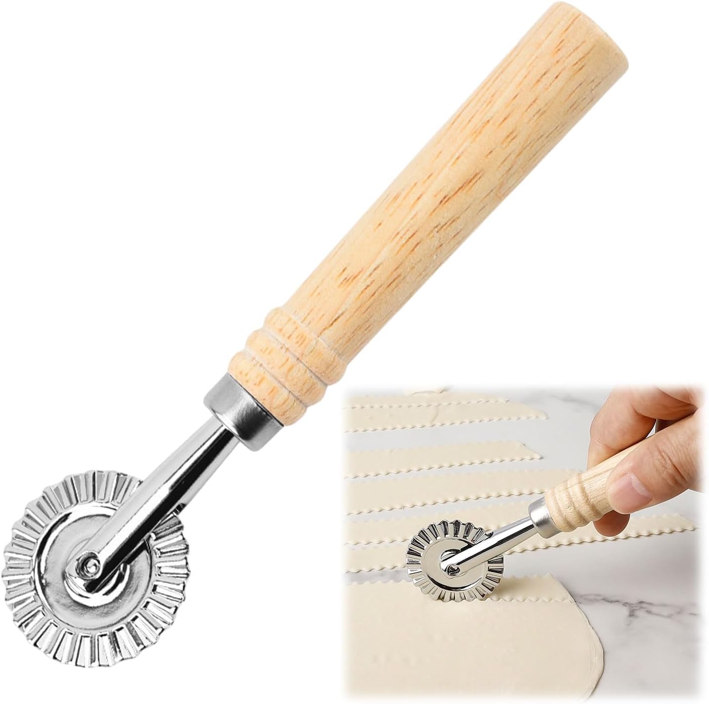 Pasta Cutter,1PCS Pasta Cutter Wheel, Pastry and Ravioli Cutters Wheel