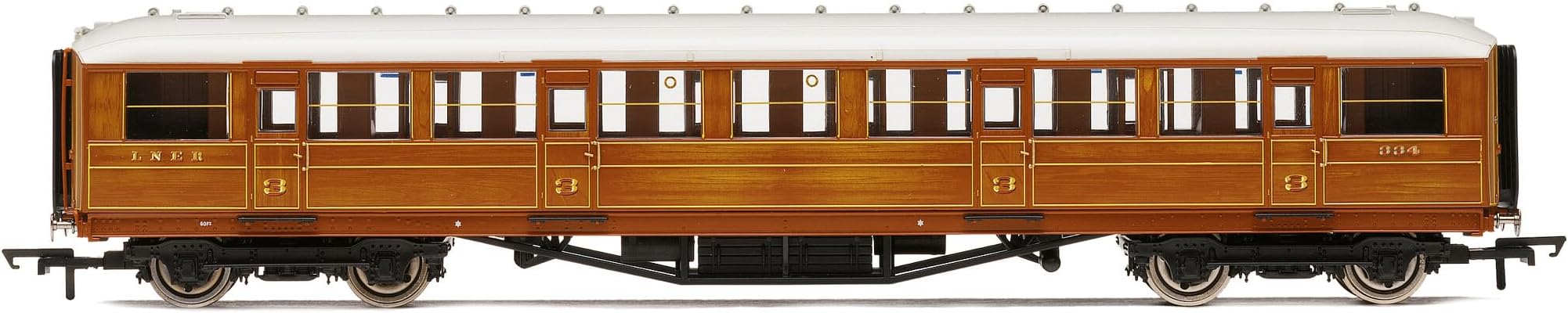 R4828A LNER 61ft 6in Corridor 3rd Class Coach 334
