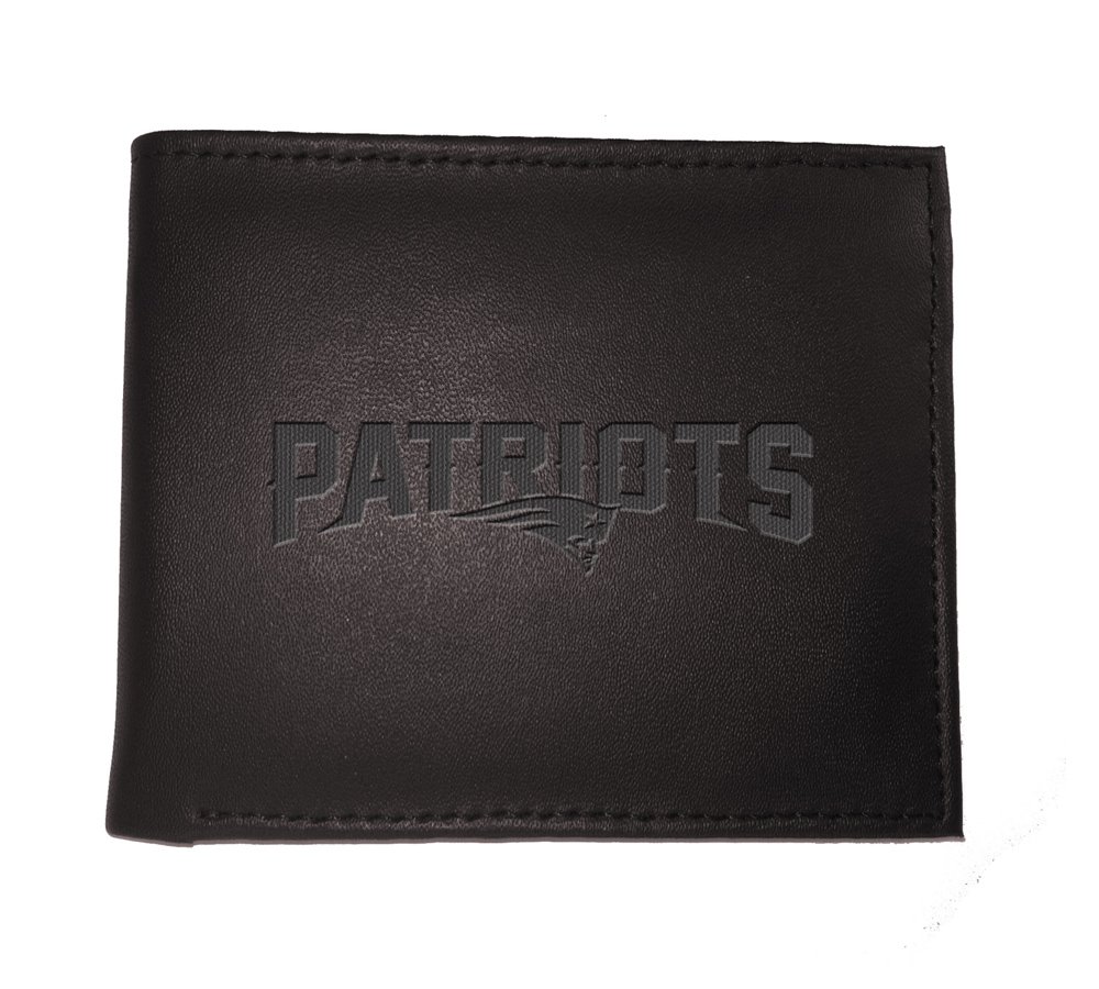 NFL New England Patriots Bi-Fold Wallet, Black