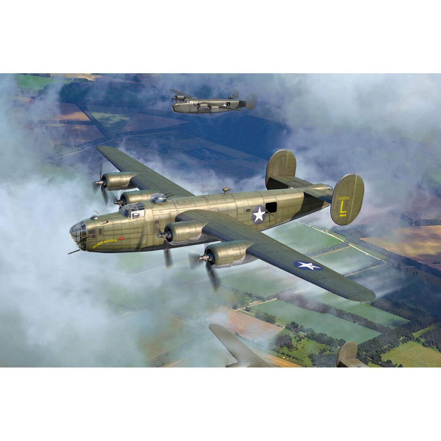 ホビーマスター　1/144 B-24 リベレーター No.214 塗装済み】1/144 B-24J リベレーターを製作レビュー【ビッグ
