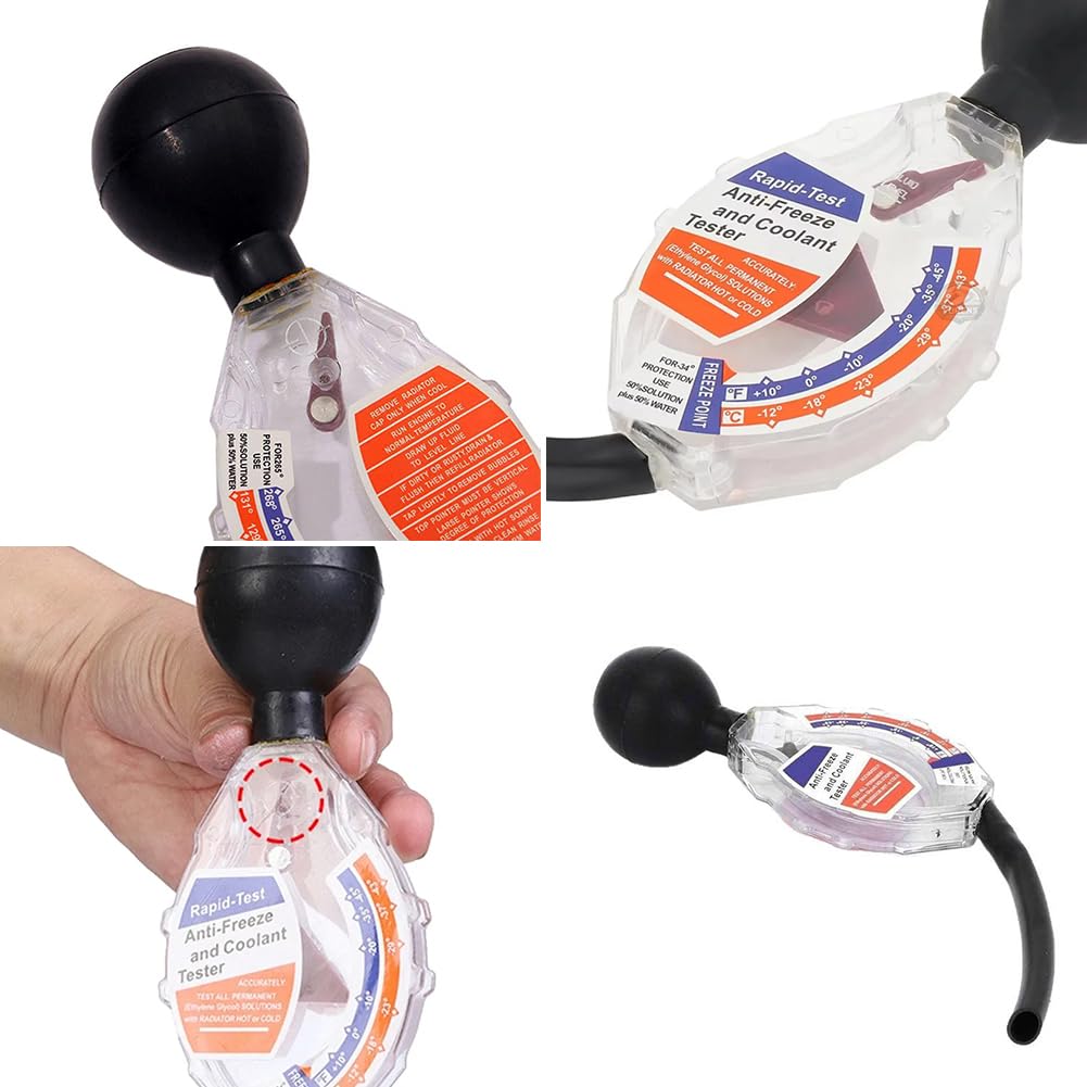 Tester Antigelo per Auto, Densimetro Liquido Refrigerante, Quadrante per Veicoli