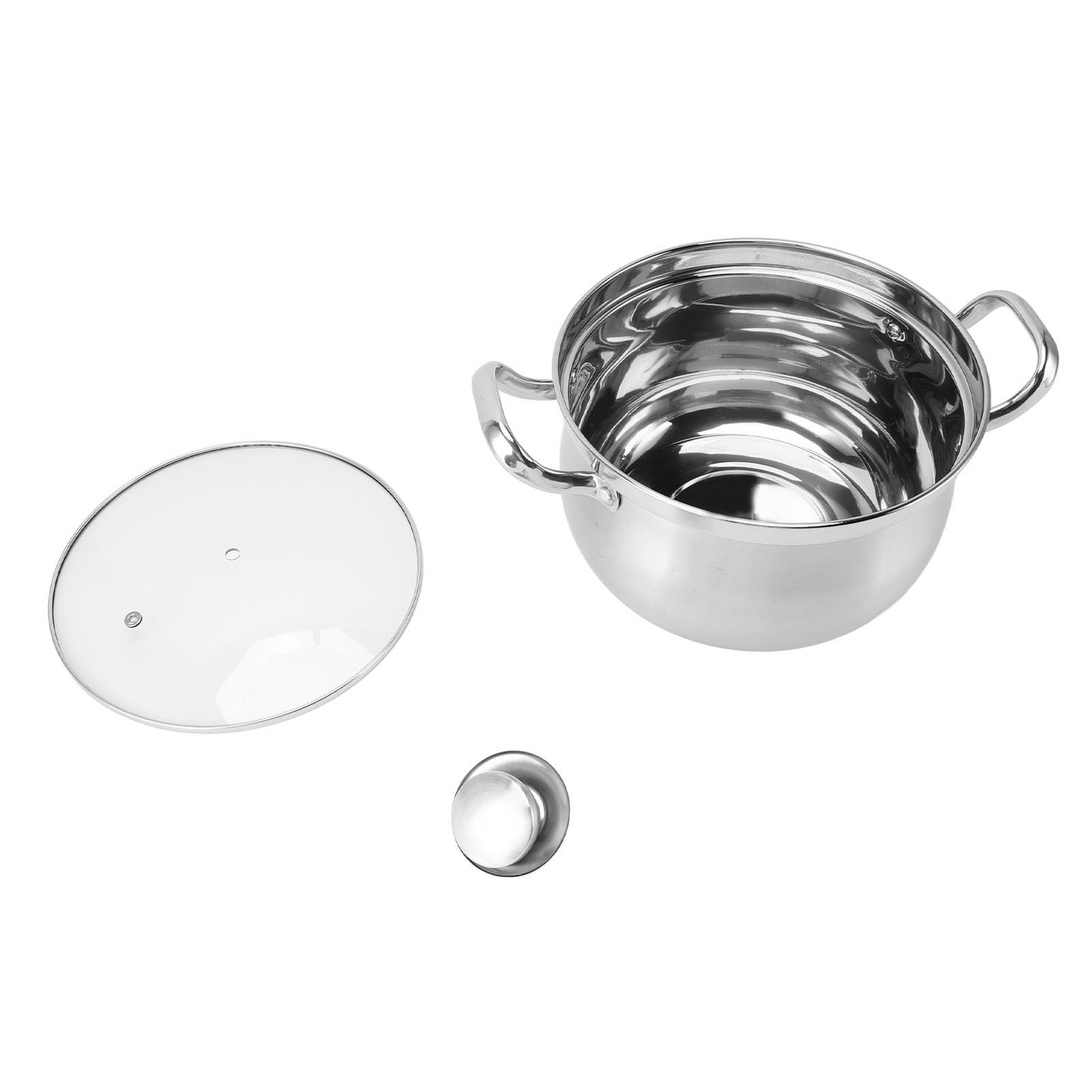 Marmite inox anti-éclaboussure 24 cm pour cuisiner proprement sans déborder
