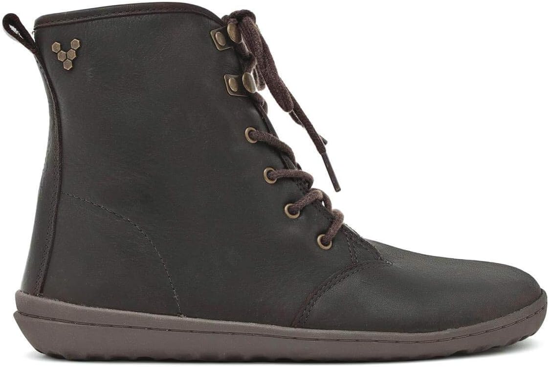 Vivobarefoot Gobi Hi 2.0, Womens Lace Up Winter Boot with Barefoot Sole & Warm Lining