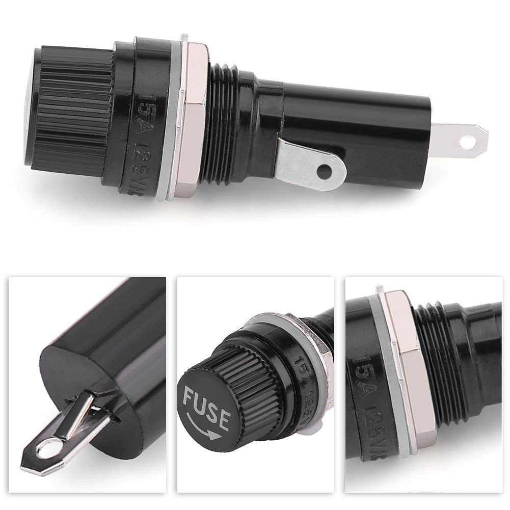 Italweber - 0900182 - Portafusibile Da Pannello - Per Fusibili 6,3 X 32 Mm Corrente 15a Tensione 250v Con Omologazione Ur E Csa Itw0900182 - Foto 14