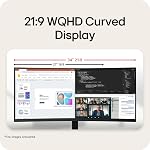 Moniteur LG UltraWide (34U601) 34 po 21:9 incurvé 1800R UltraWide™ QHD (3440x1440) affichage FreeSync Premium, sRGB 99%, HDR10, support inclinable, taux de rafraîchissement de 120Hz