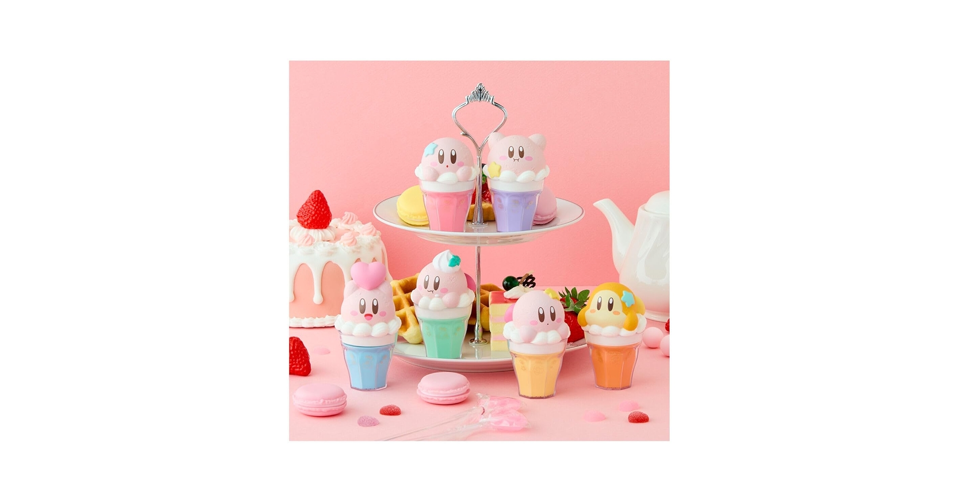 【レアカラーあり 希少】キャラテフロートケース 星のカービィ フィギュア アイス レアカラーあり 希少】キャラテフロートケース 星のカービィ