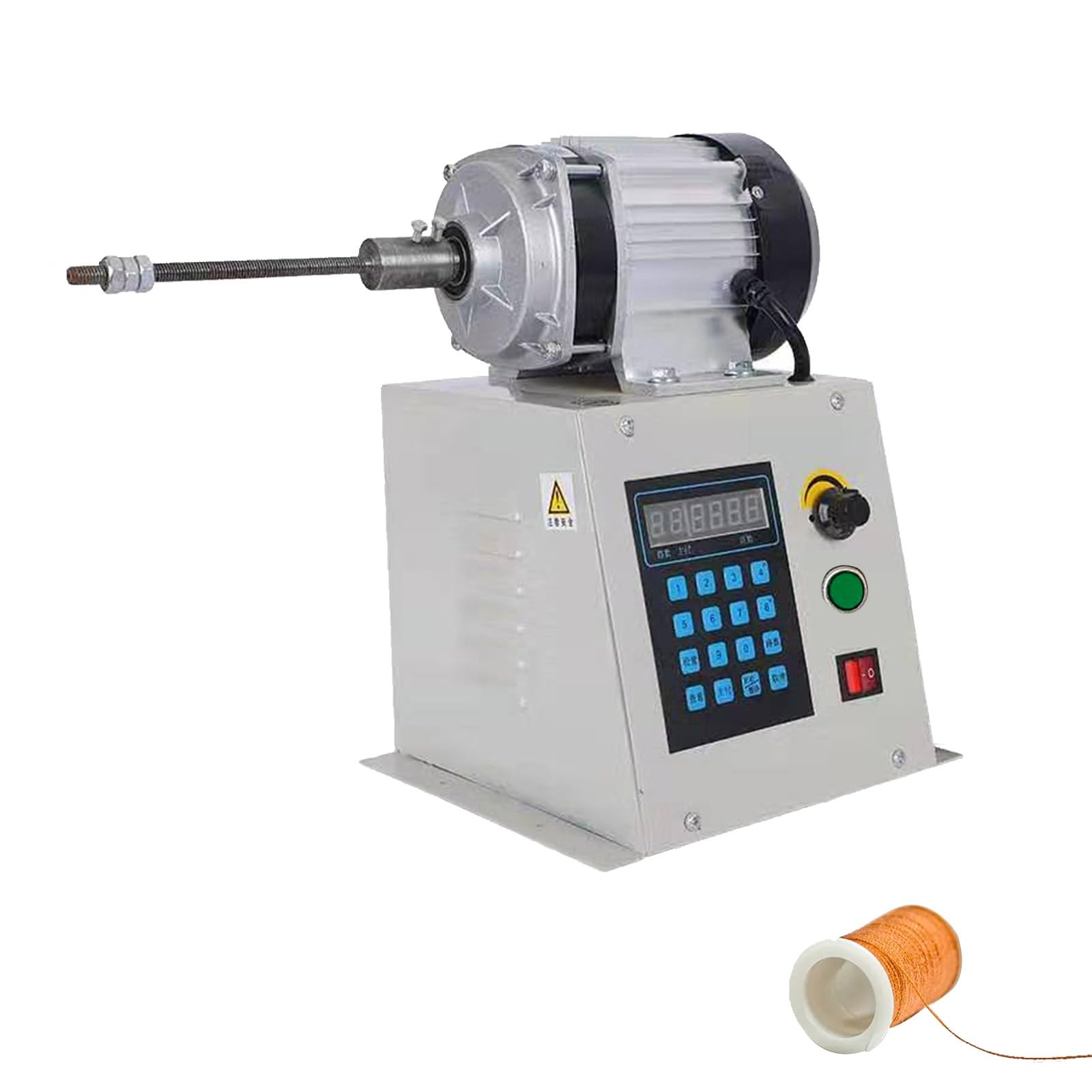 Automatic Coil Winding Machine, Digital Control Electric Winder with Adjustable Speed for Laboratory, Factory, and Farm Applications