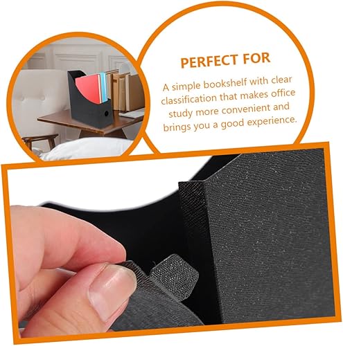 Miniatura 7 de Estante organizador de archivos de escritorio, 3 unidades, organizador para oficina, contenedores para libros y revistas