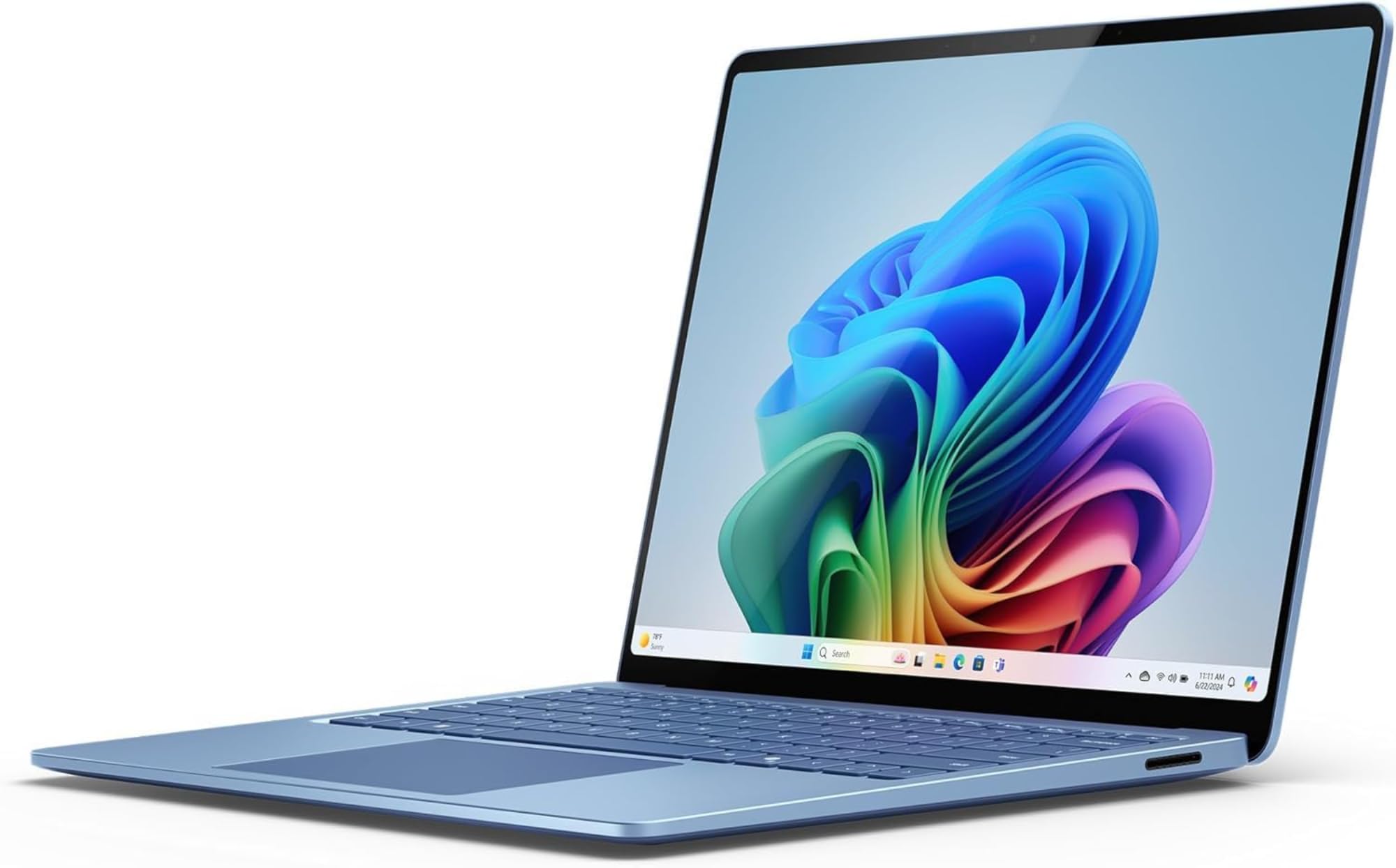 Surface Laptop | Copilot+ PC | 13.8” Touchscreen | Snapdragon® X Elite (12 cores) | 16GB Memory | 1TB SSD | 2024 Model, 7th Edition | Sapphire