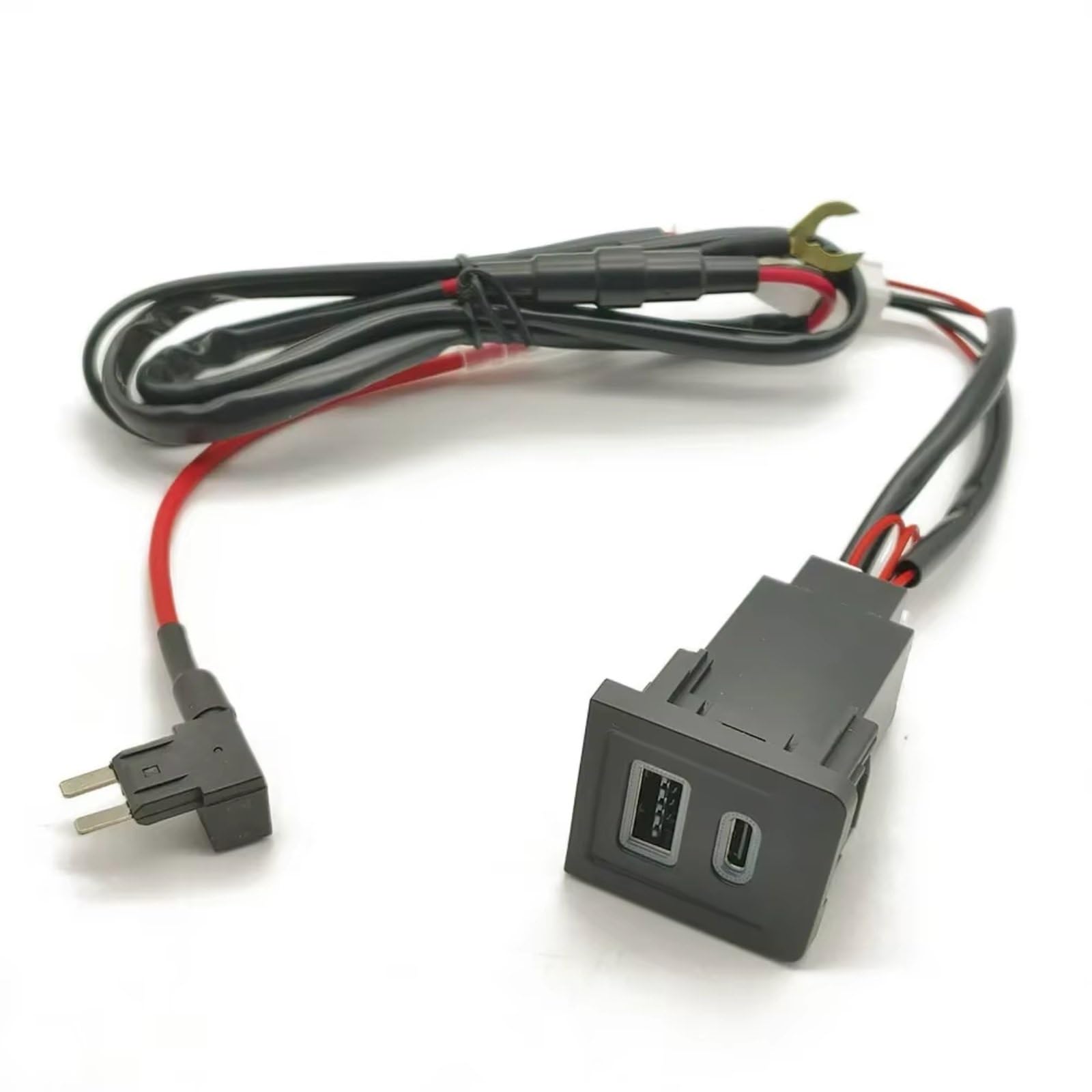 Adattatore Presa USB Porta USB Center Console Compatibile Con Per Per T5 2003-2009 Auto Per Caricabatterie Adattatore Di Ricarica Telefono Presa PD Adattatore QC3.0