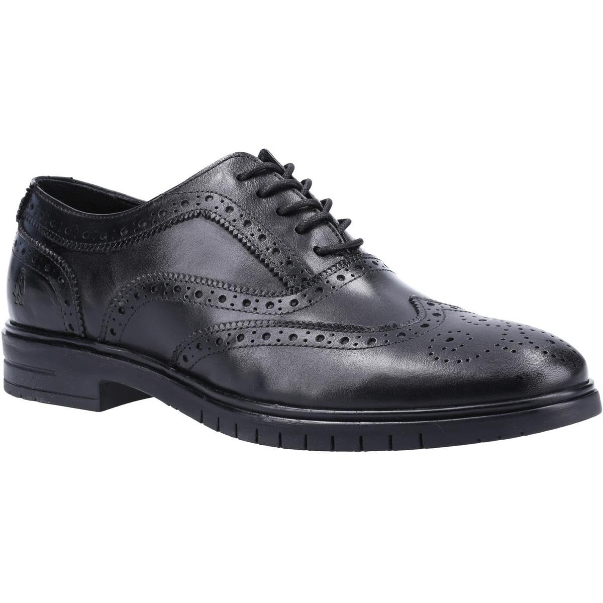 Hush Puppies (, 9 (Adults')) Santiago Leather Men's Lace-Up Shoes Black