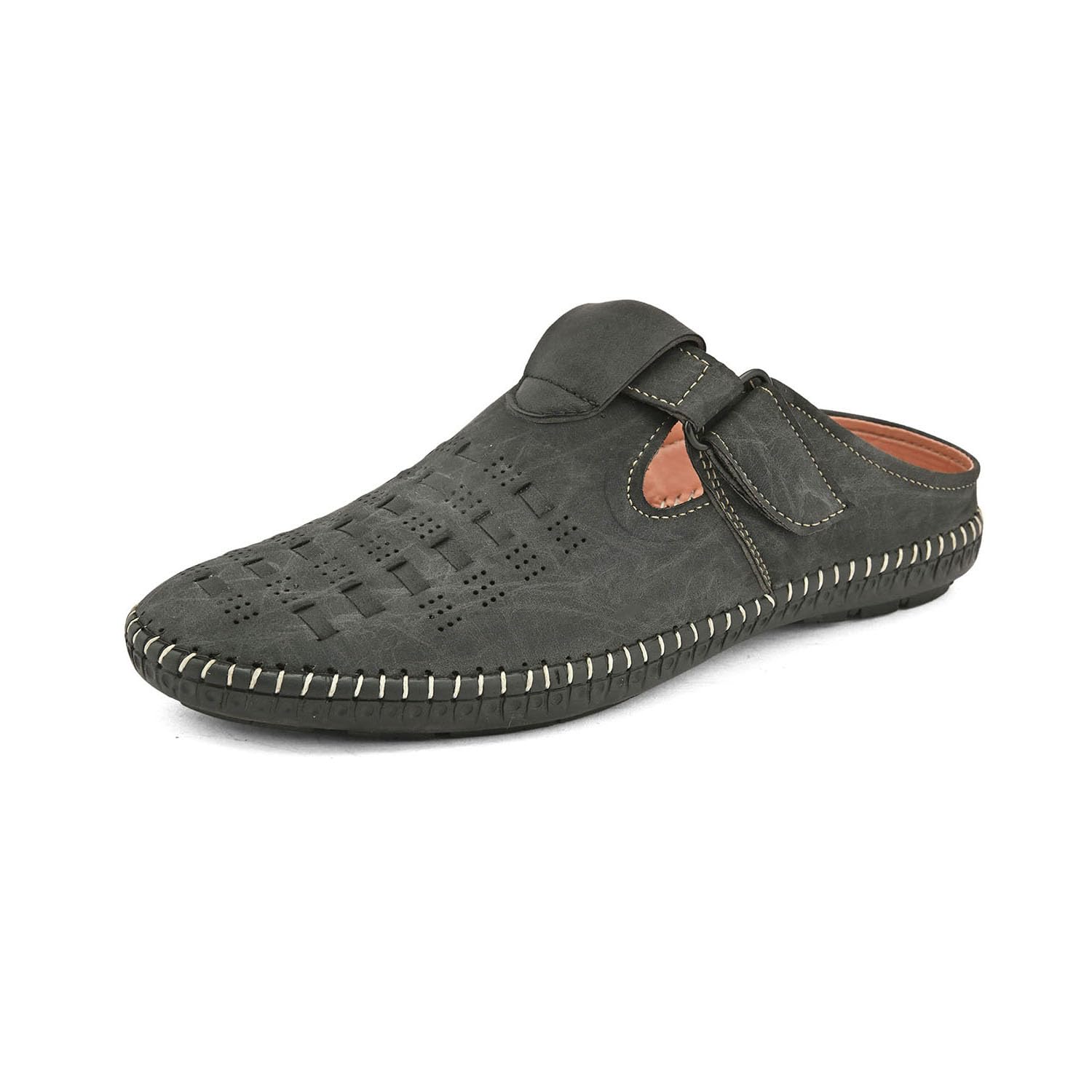 Men's Fisherman Sandals | Sporty & Casual Summer Footwear | Adjustable Fit with soft cushion Padding | Closed-Toe Comfort & Durability (9285)-image-20