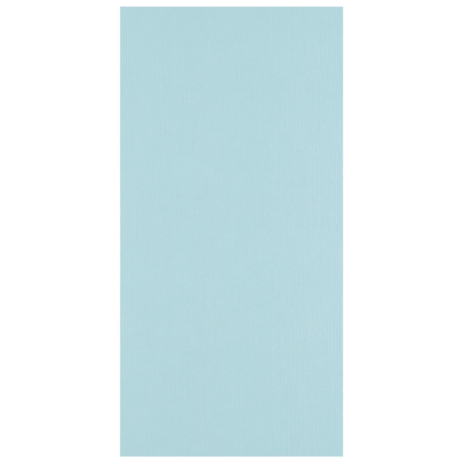 Florence Linen Cardstock 10.6 x 5.3 Inches Blue (Ocean) - 10 Sheets of 250 GSM Coloured Paper - Card Making Supplies for Scrapbooking and Other Crafts