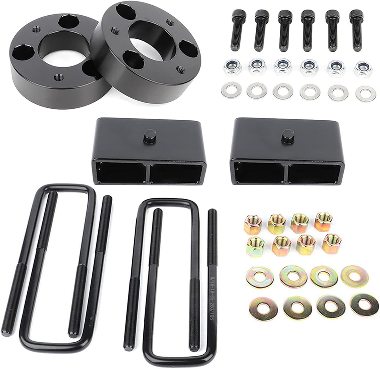 SCITOO 2.5 inch Front 2 inch Rear Lift Leveling Kit for Nissan Frontier 2005-2023 | Lift Kit for Suzuki Equator 2009-2012 Coil Spring Spacer