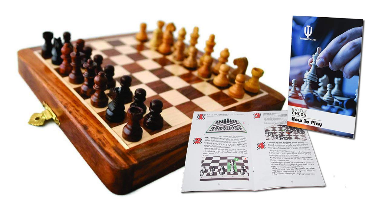 Amazon | TheWilSwank 10 x 10インチ プレミアムチェスセット - ローズ