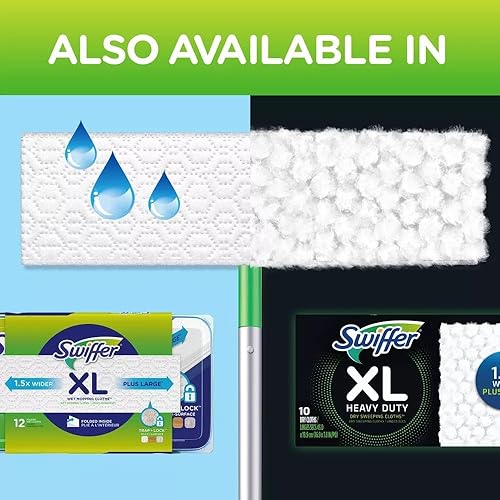 Miniatura 5 de SWIFFER SWEEPER - Paños desechables extragrandes para barrer, cajas de 16 unidades (paquete de 6)